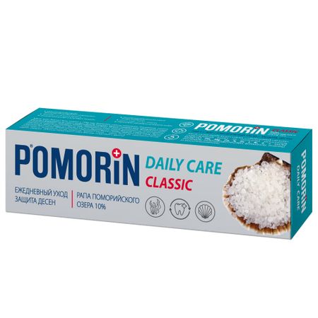 зубная паста pomorin classic ежедневный уход 100 мл