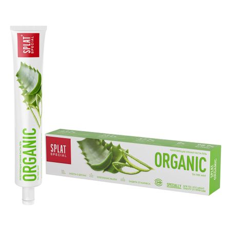 зубная паста для укрепления эмали splat special organic органик 75 мл