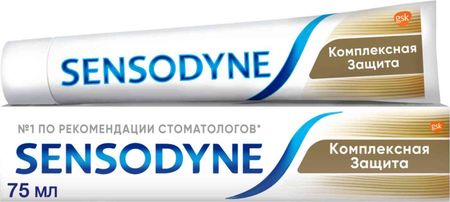 зубная паста sensodyne комплексная защита с фтором