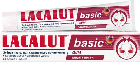зубная паста защита десен lacalut basic gum