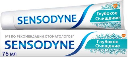 зубная паста sensodyne глубокое очищение