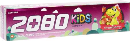зубная паста детская dental clinic 2080 клубничная