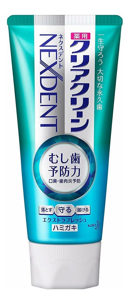 лечебно-профилактическая зубная паста с микрогранулами и фтором clear clean nexdent extra fresh 120мл (экстра свежесть)