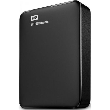 внешний жесткий диск western digital elements portable 4tb черный (wdbu6y0040bbk-wesn)