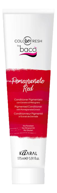оттеночный кондиционер для волос colorefresh 175мл: pomegranate red (с экстрактом граната)