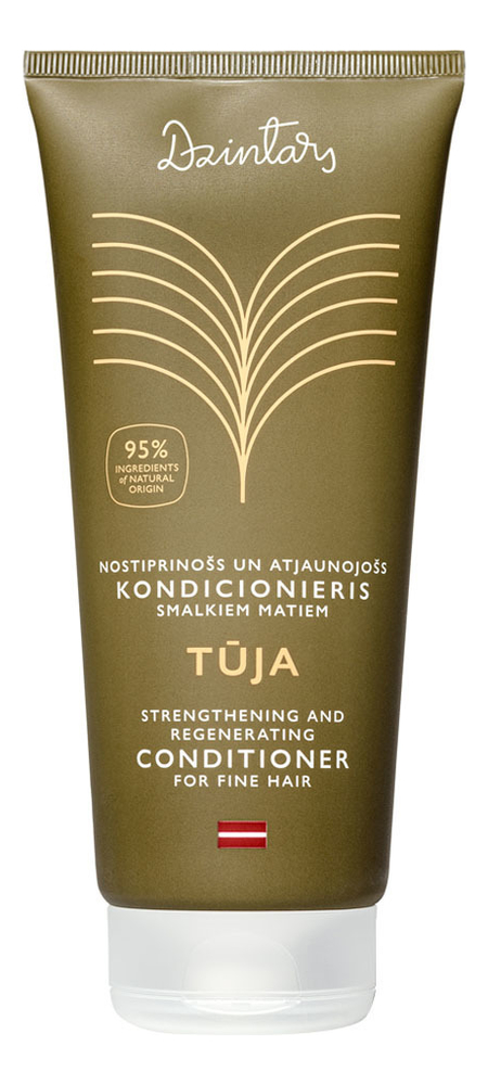 кондиционер для тонких волос tuja strengthening and regenerating conditioner 200мл
