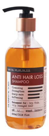 шампунь против выпадения волос с пивными дрожжами anti hair loss shampoo 300мл