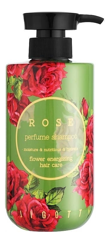 парфюмированный шампунь для волос с экстрактом розы rose perfume shampoo 500мл