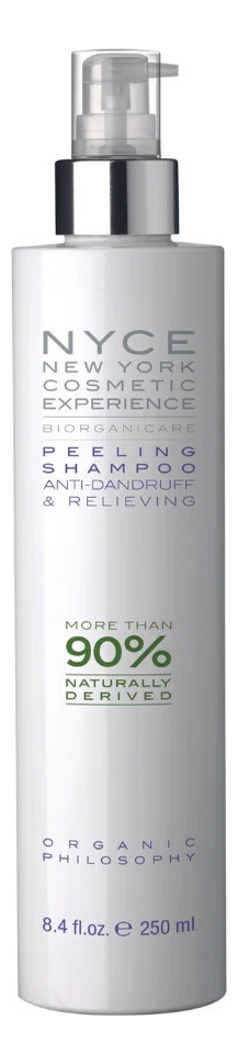 деликатный шампунь для волос от перхоти и шелушения кожи головы biorganicare peeling shampoo anti-dandruff + relieving: шампунь 250мл