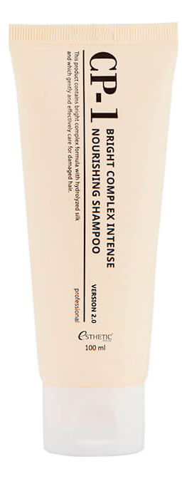 протеиновый шампунь для волос cp-1 bright complex intense nourishing shampoo version 2.0: шампунь 100мл
