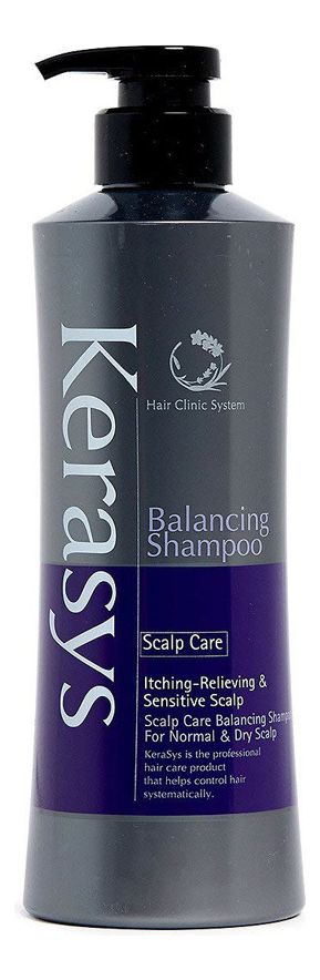 шампунь для сухой и чувствительной кожи головы hair clinic scalp care balancing shampoo: шампунь 600мл