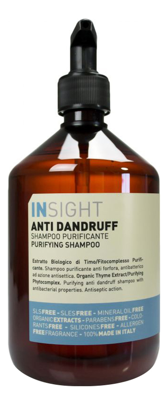 шампунь против перхоти с экстрактом розмарина и шалфея anti dandruff purifying shampoo: шампунь 400мл