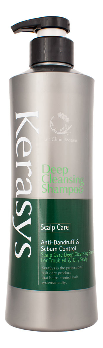 освежающий шампунь для кожи головы hair clinic scalp care deep cleansing shampoo: шампунь 600мл