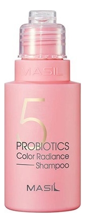 шампунь для защиты цвета волос с пробиотиками 5 probiotics color radiance shampoo: шампунь 50мл