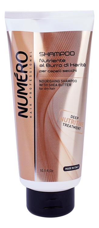 шампунь для волос с маслом карите nunero nourishing with shea butter shampoo: шампунь 300мл