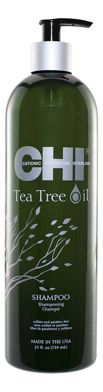 шампунь для волос с маслом чайного дерева tea tree oil shampoo: шампунь 739мл