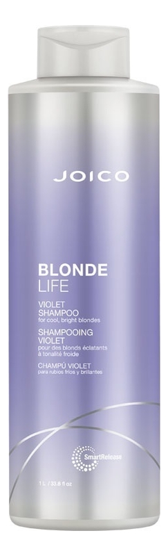 шампунь для холодных ярких оттенков осветленных волос blonde life violet shampoo: шампунь 1000мл