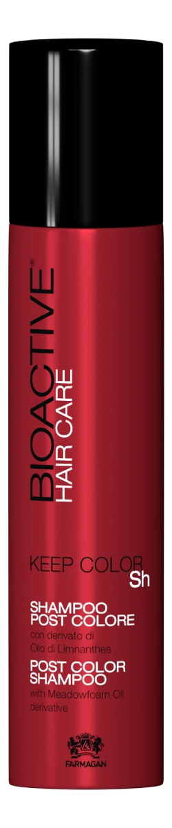 шампунь для окрашенных волос bioactive hair care keep color post shampoo: шампунь 250мл