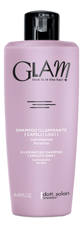 шампунь для гладкости и блеска волос glam smooth hair illuminating shampoo: шампунь 250мл