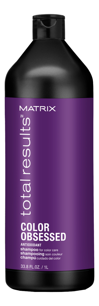 шампунь для волос с антиоксидантами total results color obsessed antioxidant shampoo: шампунь 1000мл