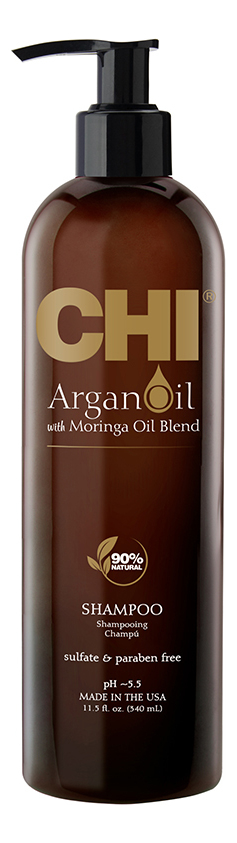 восстанавливающий шампунь с маслом арганы argan oil plus moringa shampoo: шампунь 340мл
