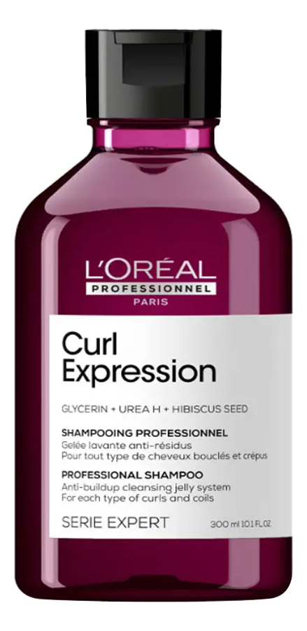 очищающий шампунь для волос serie expert curl expression shampooing 300мл: шампунь 300мл