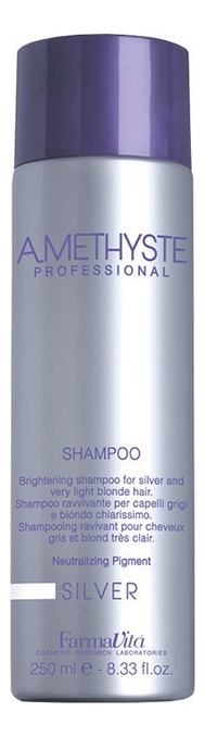 шампунь для седых и светлых волос amethyste silver shampoo: шампунь 250мл
