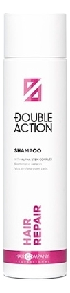 восстанавливающий шампунь для волос double action hair repair shampoo: шампунь 250мл