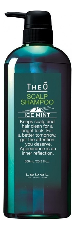 шампунь для волос theo scalp shampoo ice mint: шампунь 600мл