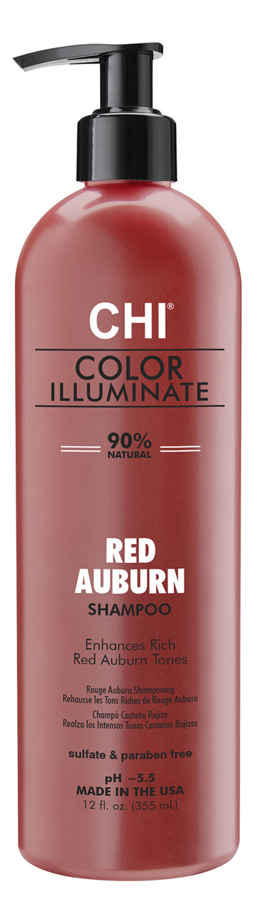 шампунь для волос color illuminate red auburn shampoo: шампунь 355мл