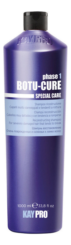 восстанавливающий шампунь для волос botu-cure special care: шампунь 1000мл