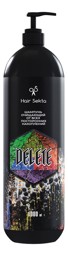 шампунь для волос очищающий от всех посторонних накоплений delete: шампунь 1000мл