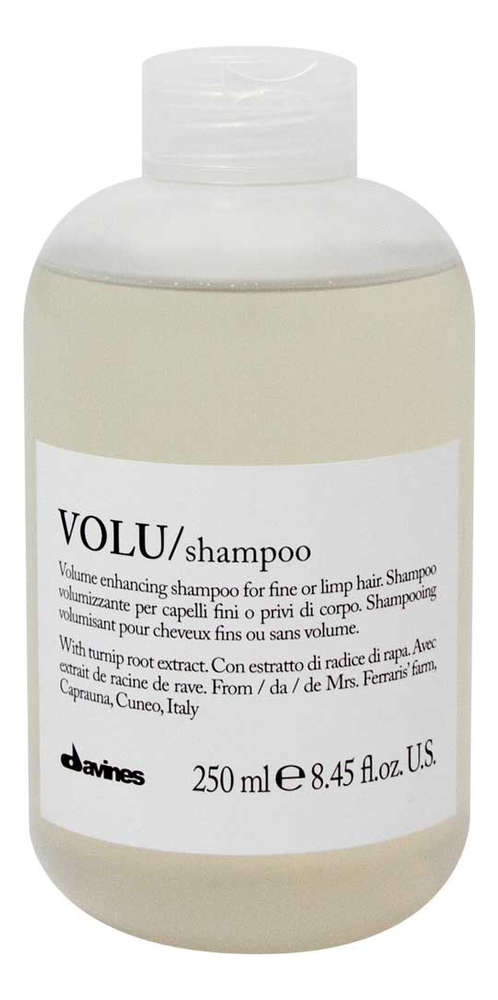 шампунь для придания объема волосам volu shampoo: шампунь 250мл