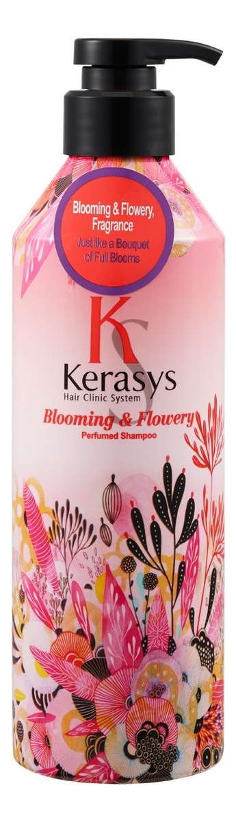 шампунь для волос blooming & flowery perfumed shampoo: шампунь 600мл