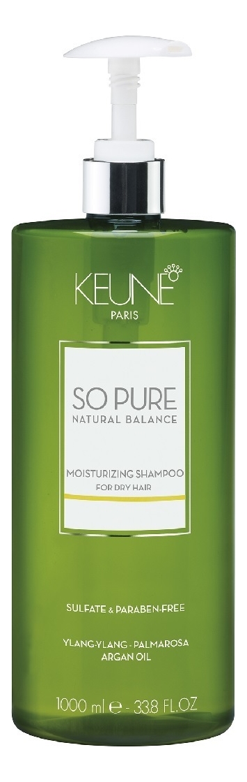 шампунь для волос увлажняющий so pure moisturizing shampoo: шампунь 1000мл