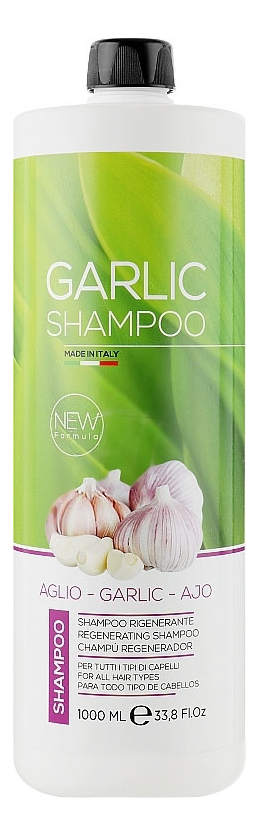 восстанавливающий шампунь для волос garlic shampoo: шампунь 1000мл