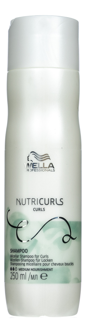 мицеллярный шампунь для кудрявых волос nutricurls micellar shampoo 250мл: шампунь 250мл