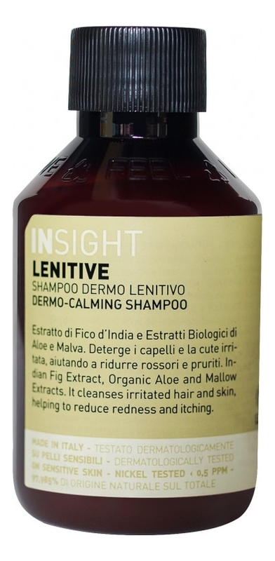 смягчающий шампунь для раздраженной кожи головы lenitive dermo-calming shampoo: шампунь 100мл