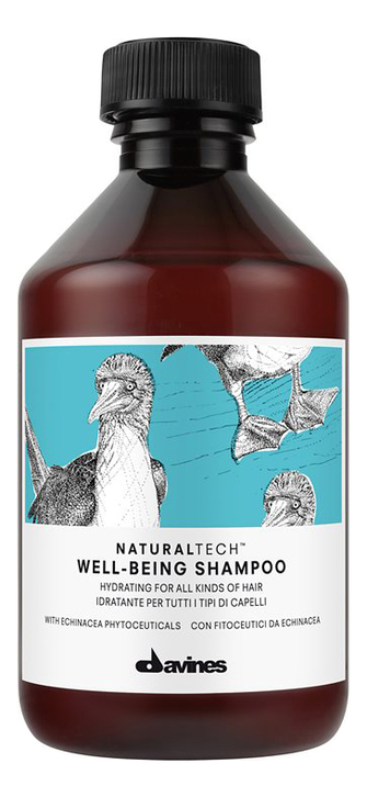 шампунь для волос natural tech well-being shampoo: шампунь 250мл