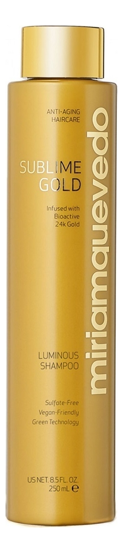 золотой шампунь для сияния волос sublime gold luminous shampoo: шампунь 250мл