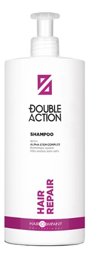 восстанавливающий шампунь для волос double action hair repair shampoo: шампунь 1000мл