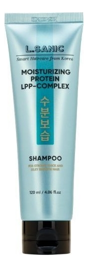 увлажняющий протеиновый шампунь для волос moisturizing protein lpp-complex shampoo 120мл