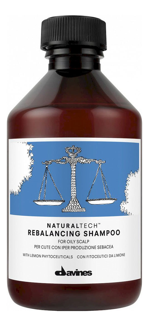 шампунь для волос natural tech rebalancing shampoo: шампунь 250мл