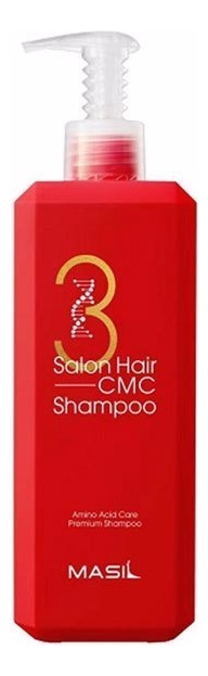 восстанавливающий шампунь для волос с керамидами 3 salon hair cmc shampoo: шампунь 500мл