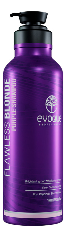 шампунь для волос против желтизны flawless blonde purple shampoo: шампунь 1000мл