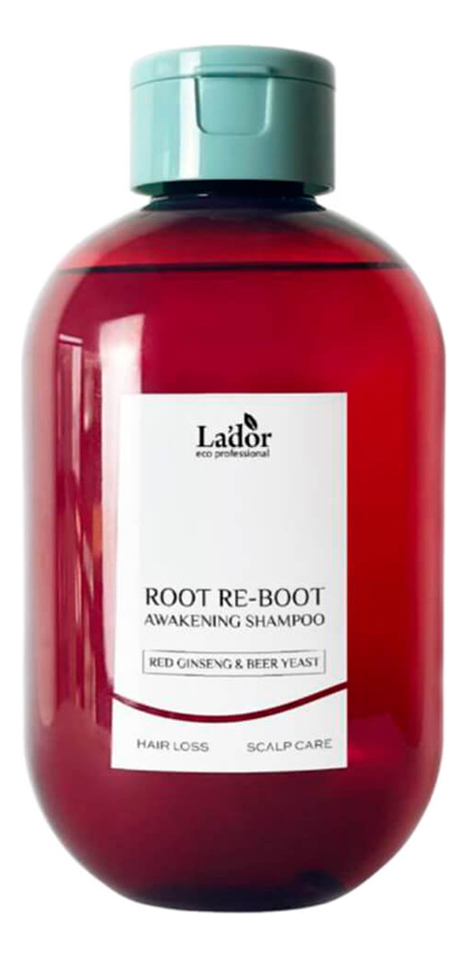 шампунь для волос с женьшенем и пивными дрожжами root re-boot awakening shampoo 300мл