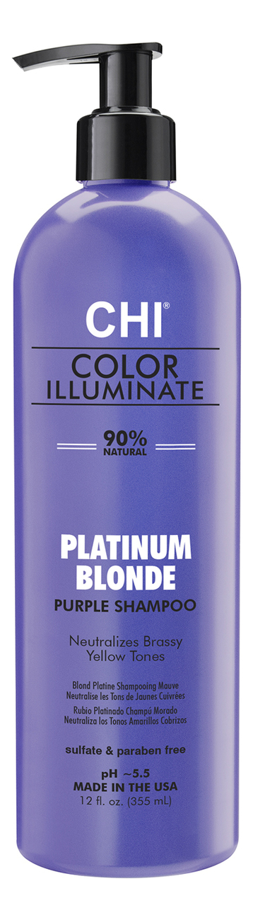 шампунь для волос color illuminate platinum blonde shampoo: шампунь 355мл
