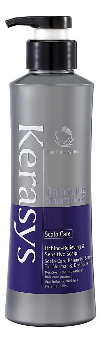 шампунь для сухой и чувствительной кожи головы hair clinic scalp care balancing shampoo: шампунь 400мл