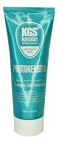 шелковый шампунь для волос kgs keratin generic system shampoo silk evolution 250мл