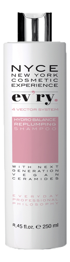 шампунь для сухой и чувствитвительной кожи головы hydro balance replumping shampoo 250мл